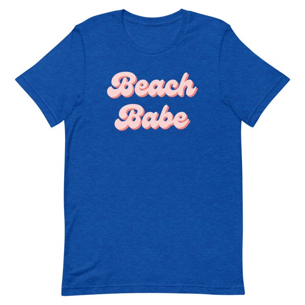 Women's Beach Babe T-Shirt in True Royal Heather.