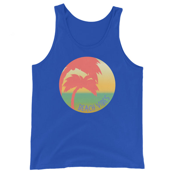 Beach Vibes Tank Top in True Royal.