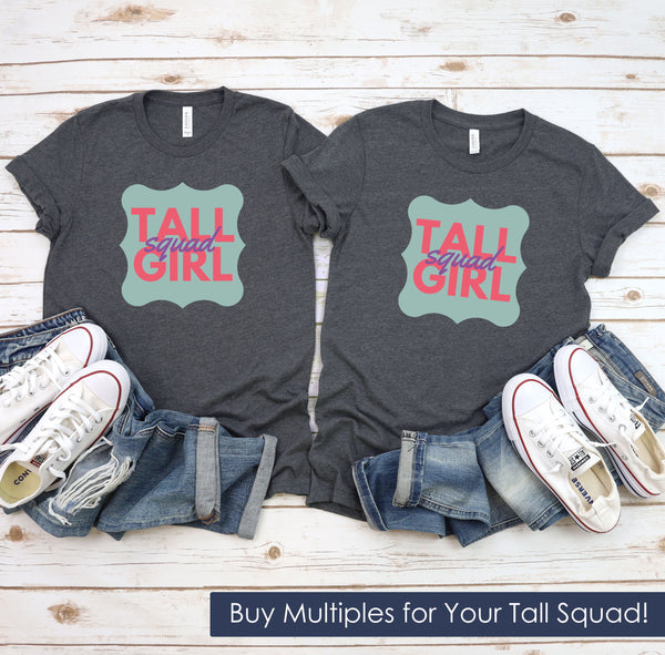 This graphic tee is perfect for a tall teen squad to wear together.