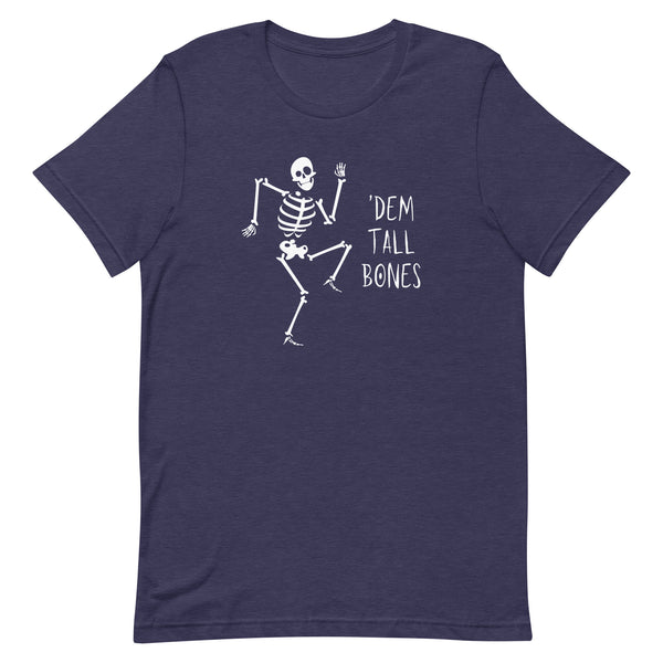 'Dem Tall Bones T-Shirt in Midnight Navy Heather.