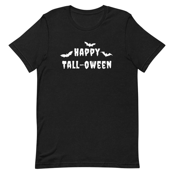 Happy Tall-oween T-Shirt in Black Heather.