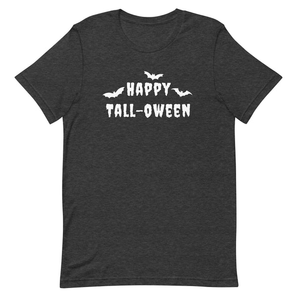 Happy Tall-oween T-Shirt in Dark Grey Heather.