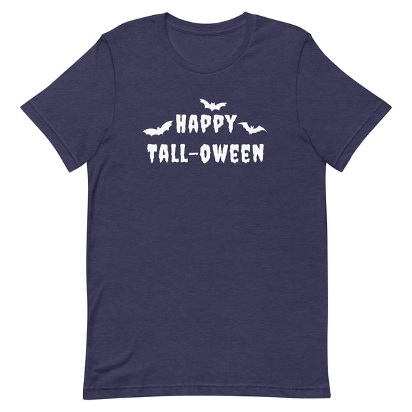 Happy Tall-oween T-Shirt in Midnight Navy Heather.