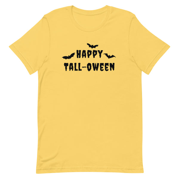 Happy Tall-oween T-Shirt in Yellow.