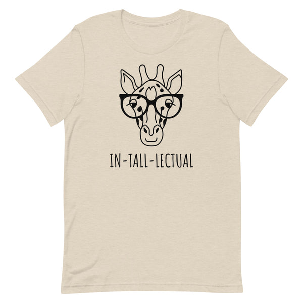 IN-TALL-LECTUAL T-Shirt in Dust Heather.