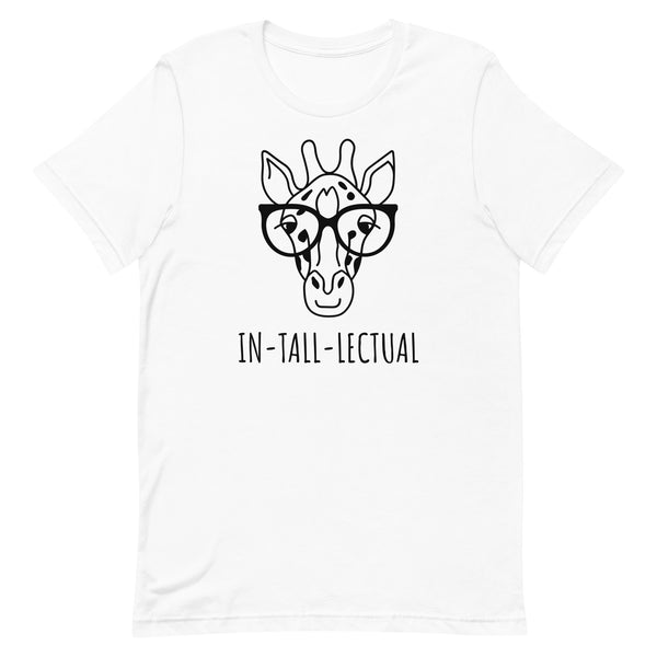 IN-TALL-LECTUAL T-Shirt in White.