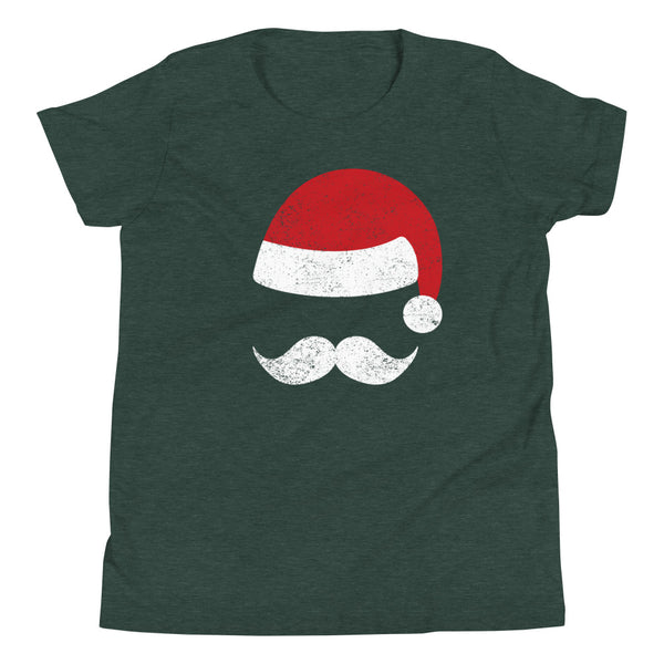 SANTA MUSTACHE T-SHIRT (YOUTH)