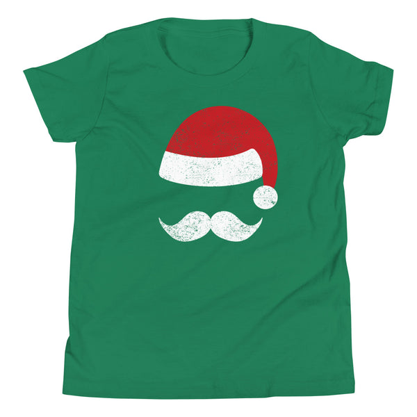 SANTA MUSTACHE T-SHIRT (YOUTH)