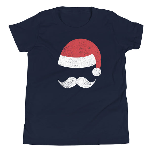 SANTA MUSTACHE T-SHIRT (YOUTH)