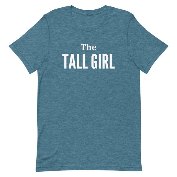 The Tall Girl Matching Shirt in Deep Teal Heather.