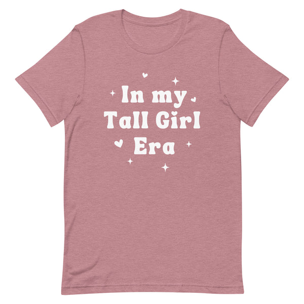 In my Tall Girl Era T-Shirt in Orchid Heather.