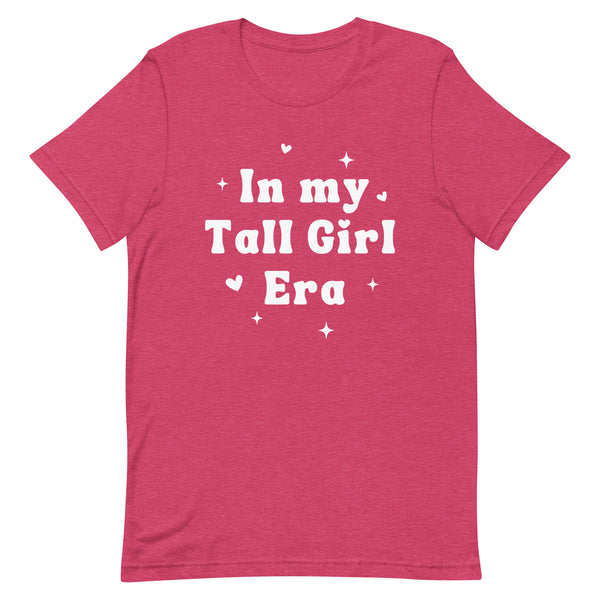 In my Tall Girl Era T-Shirt in Raspberry Heather.