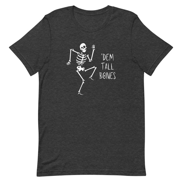 'Dem Tall Bones T-Shirt in Dark Grey Heather.