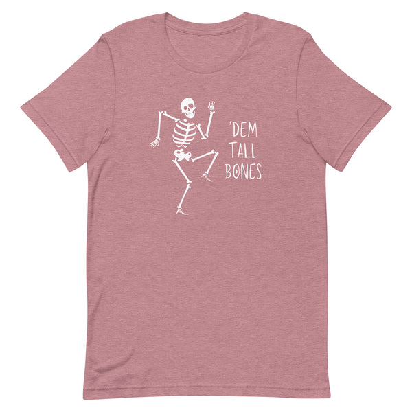 'Dem Tall Bones T-Shirt in Orchid Heather.