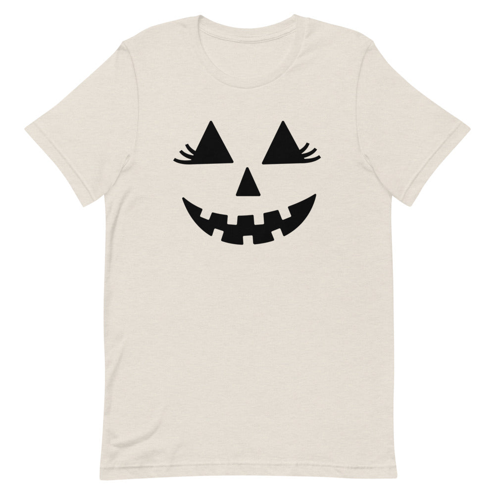 Halloween Girlie Tall Jack-O-Lantern Reali-tees for | T-Shirt