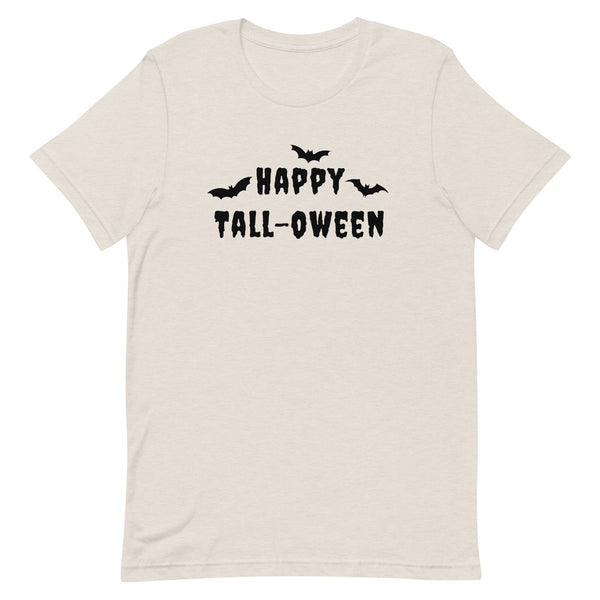 Happy Tall-oween T-Shirt in Dust Heather.