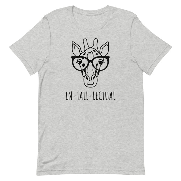 IN-TALL-LECTUAL T-Shirt in Athletic Grey Heather.
