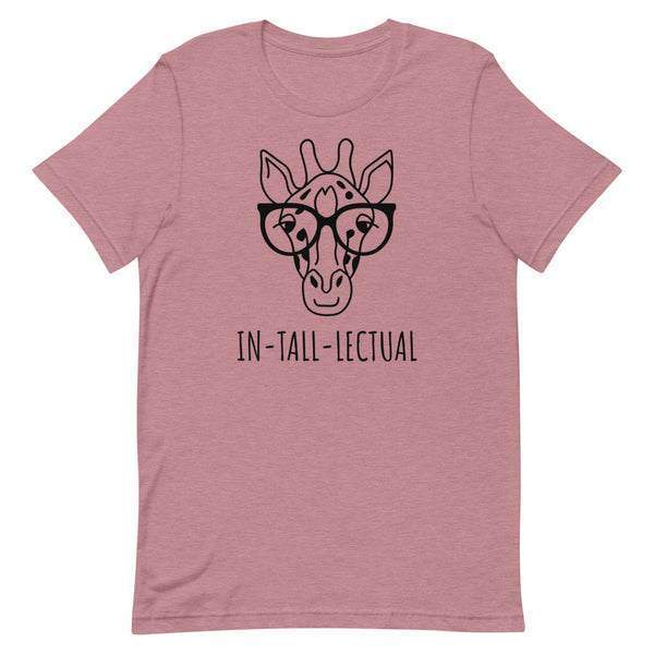 IN-TALL-LECTUAL T-Shirt in Orchid Heather.