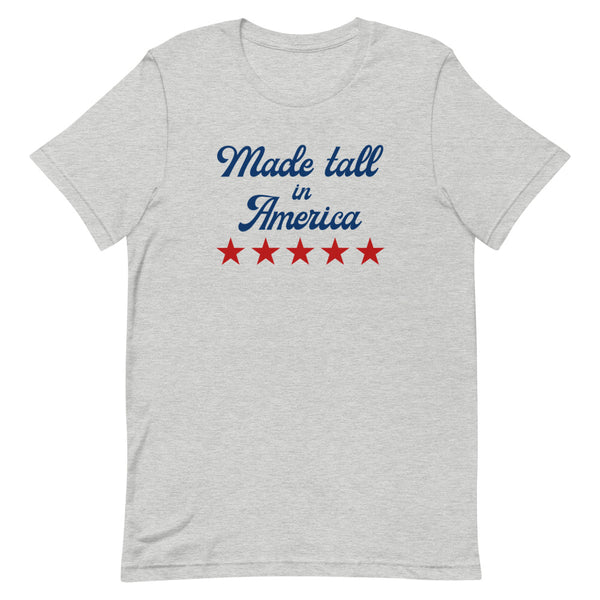 Made Tall in America T-Shirt in Athletic Heather.