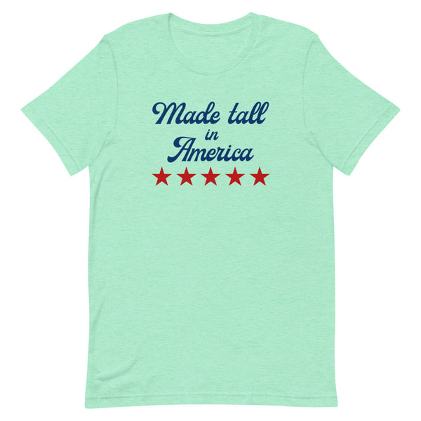 Made Tall in America T-Shirt in Mint Heather.
