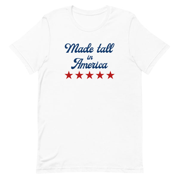 Made Tall in America T-Shirt in White.