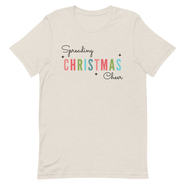 Spreading Christmas Cheer T-Shirt in Dust Heather.