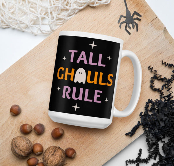 Cute Halloween coffee mug for tall women.