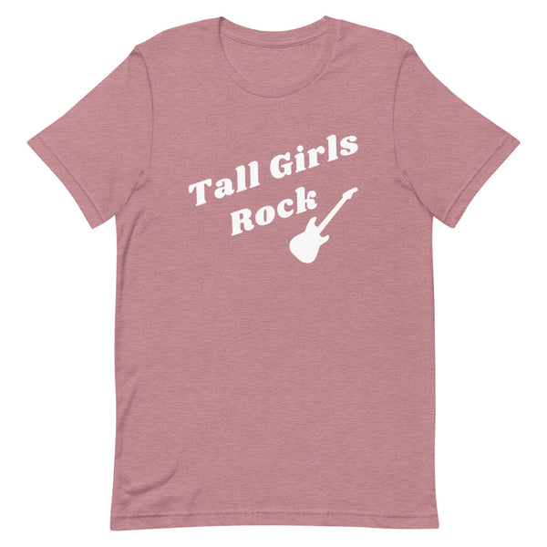 Tall Girls Rock T-Shirt in Orchid Heather.