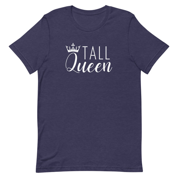 Tall Queen T-Shirt in Midnight Navy Heather.