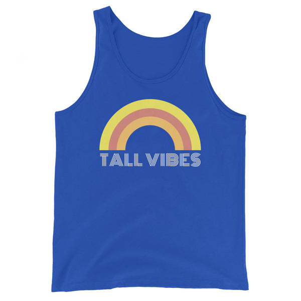 Tall Vibes tank top in True Royal.