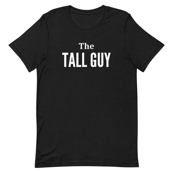 The Tall Guy Matching T-Shirt in Black Heather.