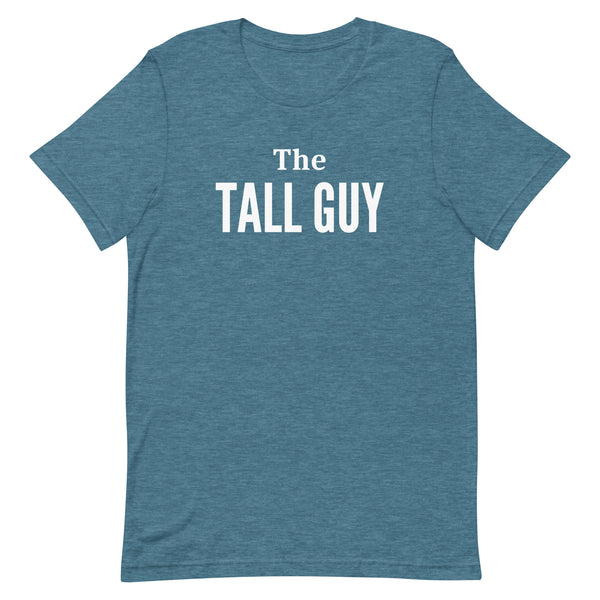 The Tall Guy Matching T-Shirt in Deep Teal Heather.