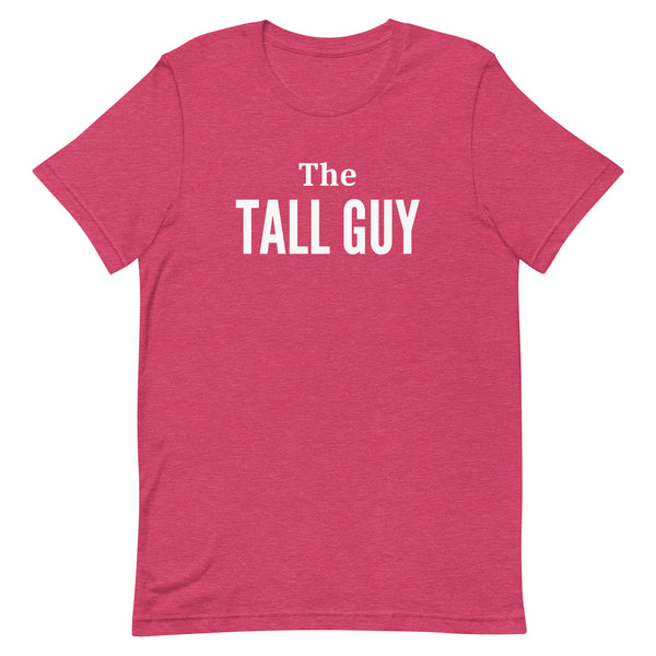 The Tall Guy Matching T-Shirt in Raspberry Heather.