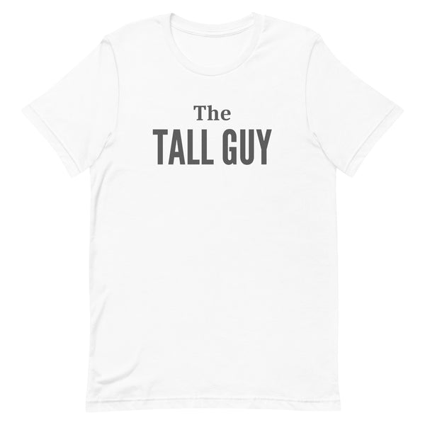 The Tall Guy Matching T-Shirt in White.